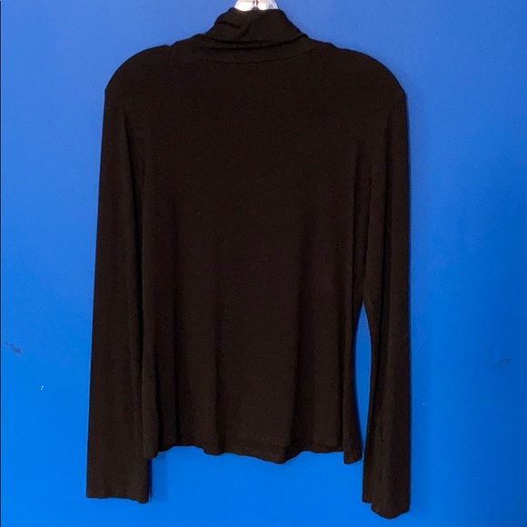 PAGE Soft Knit Black Top Sz M - Picture 3 of 4